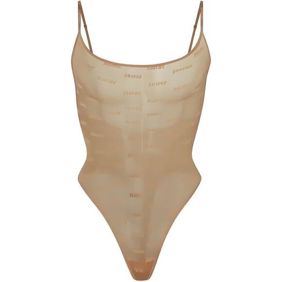 SKIMS After Hours Cami Bodysuit Ochre Tan NWT Size 4X - Picture 2 of 9